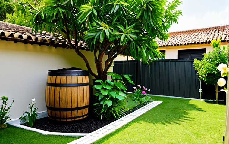 빗물 재활용을 통한 물비용 절감 방법 - Backyard Rainwater Harvesting Setup**
A practical and aesthetically pleasing rainwater harvesting s...